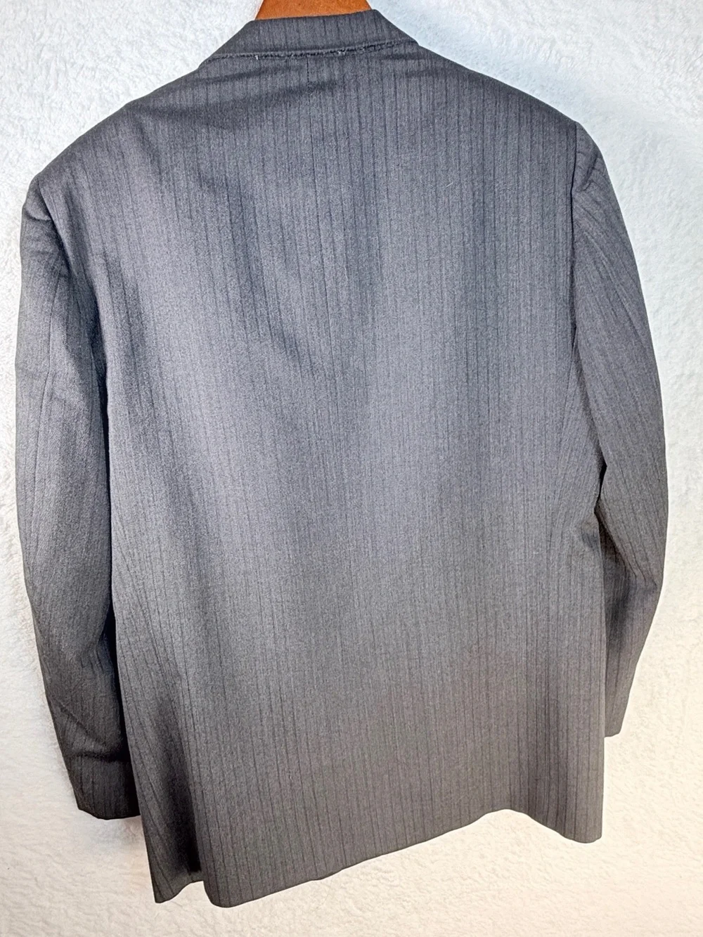 Canali Proposta Men’s 42L Black Super 120s Wool Blazer Made in Italy